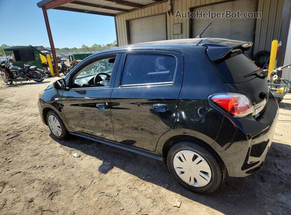 ML32AUHJ2MH012459 2021 MITSUBISHI MIRAGE Black Trasero izquierdo
