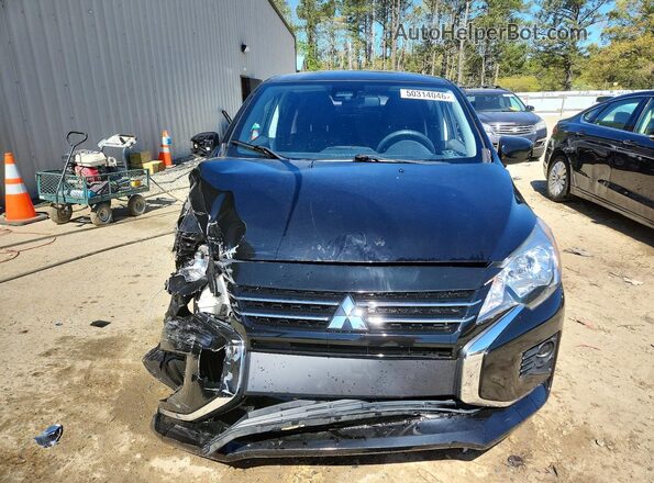 ML32AUHJ2MH012459 2021 MITSUBISHI MIRAGE Black Vista frontal