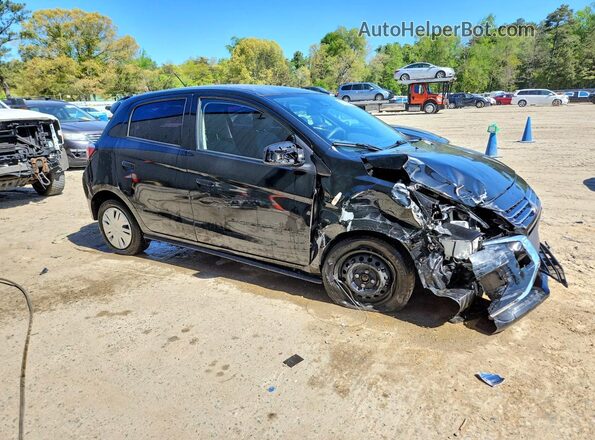 ML32AUHJ2MH012459 2021 MITSUBISHI MIRAGE Black Delantero derecho