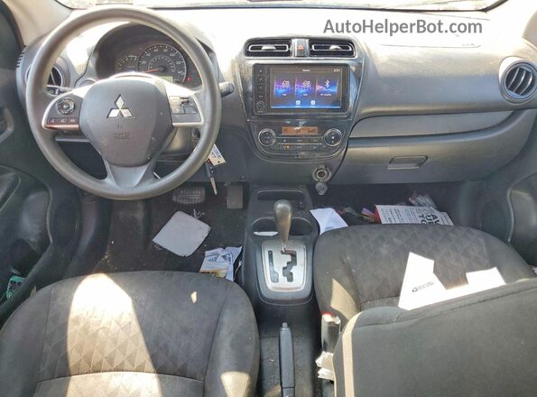 ML32AUHJ2NH005254 2022 MITSUBISHI MIRAGE Black Dashboard view