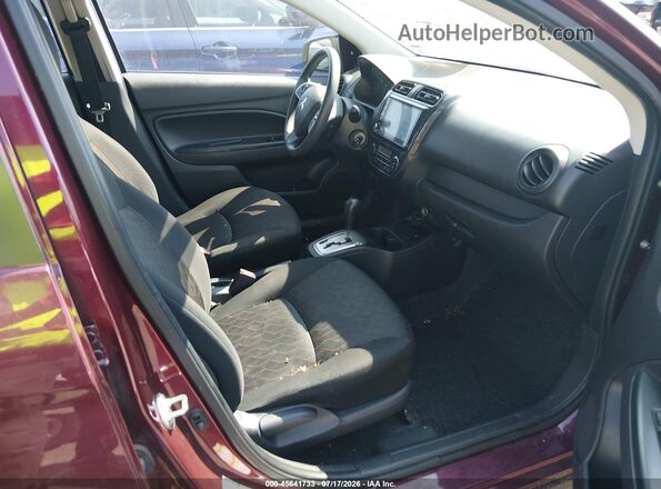 ML32AUHJ2RH017586 2024 MITSUBISHI MIRAGE Бордовый Вид салона спереди