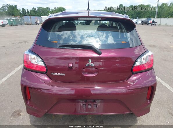 ML32AUHJ2RH018656 2024 MITSUBISHI MIRAGE Maroon 