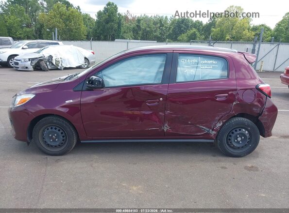 ML32AUHJ2RH018656 2024 MITSUBISHI MIRAGE Maroon Панорамний вид салону 360°