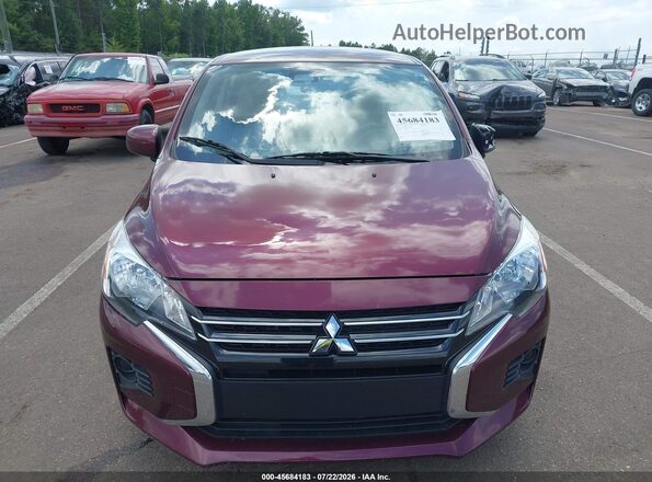 ML32AUHJ2RH018656 2024 MITSUBISHI MIRAGE Maroon Вид щитка приладів
