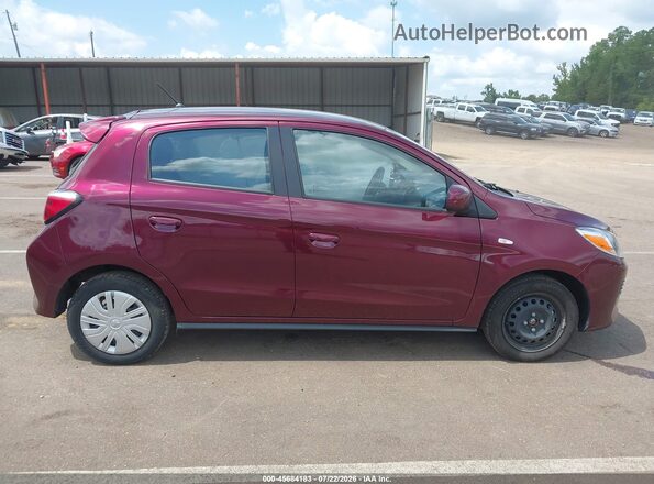 ML32AUHJ2RH018656 2024 MITSUBISHI MIRAGE Maroon Вид задньої частини салону
