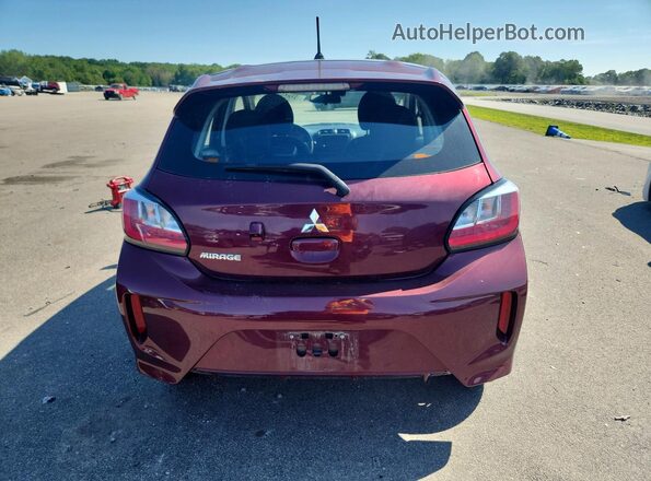 ML32AUHJ2RH019063 2024 MITSUBISHI MIRAGE Burgundy Rear view