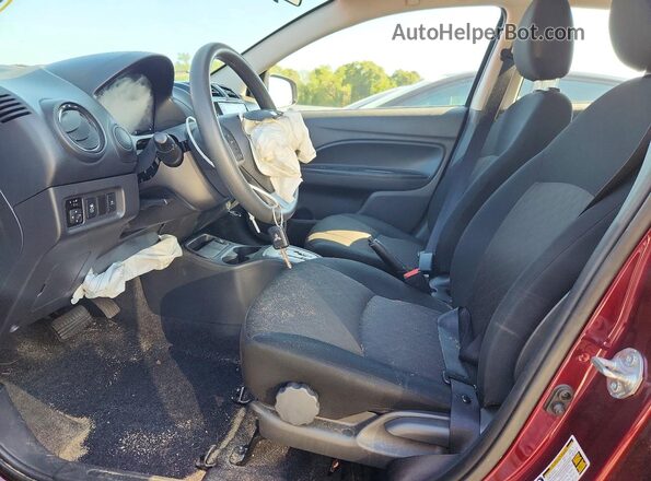 ML32AUHJ2RH019063 2024 MITSUBISHI MIRAGE Burgundy Front interior view