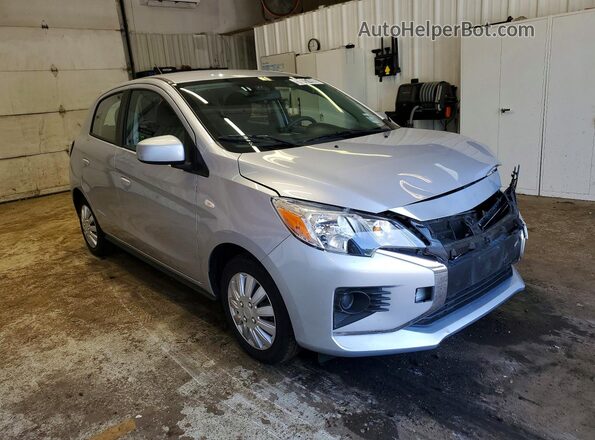 ML32AUHJ2RH033934 2024 MITSUBISHI MIRAGE Серебряный Передняя правая четверть