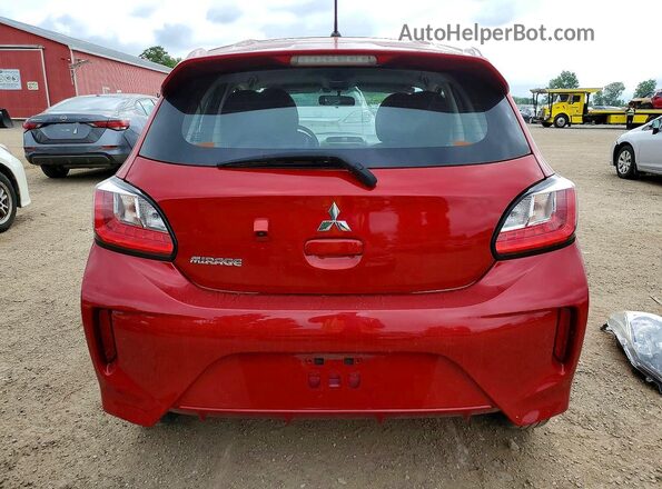ML32AUHJ3PH005346 2023 MITSUBISHI MIRAGE Red უკანა ხედი