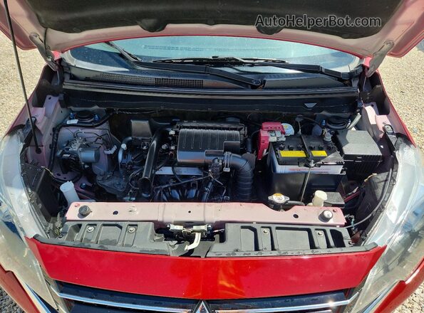 ML32AUHJ3PH006349 2023 MITSUBISHI MIRAGE Red Սալոնի հետևի տեսք