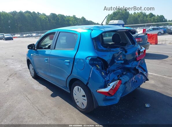 ML32AUHJ3RH006452 2024 MITSUBISHI MIRAGE Blue Rear left