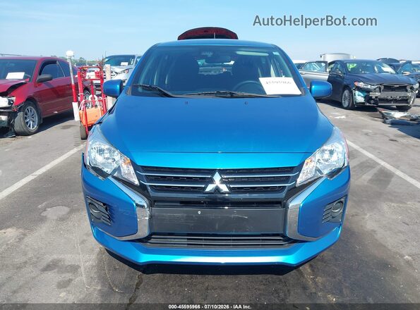 ML32AUHJ3RH006452 2024 MITSUBISHI MIRAGE Blue Instrument cluster view