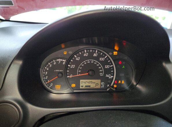 ML32AUHJ3RH009769 2024 MITSUBISHI MIRAGE Red Widok zestawu wskaźników