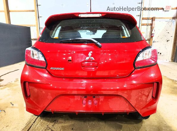 ML32AUHJ3RH009769 2024 MITSUBISHI MIRAGE Red Widok z tyłu