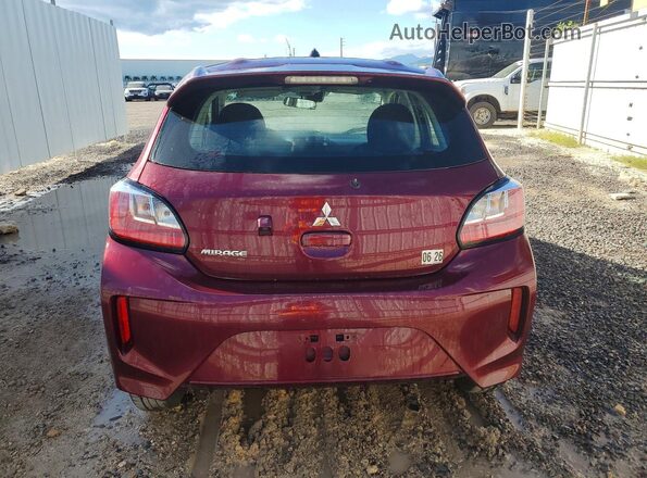 ML32AUHJ3RH010503 2024 MITSUBISHI MIRAGE Темно-бордовый Вид сзади