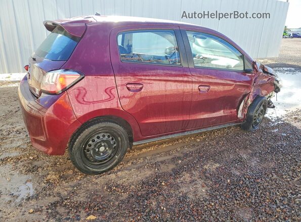 ML32AUHJ3RH010503 2024 MITSUBISHI MIRAGE Темно-бордовый Задняя правая четверть