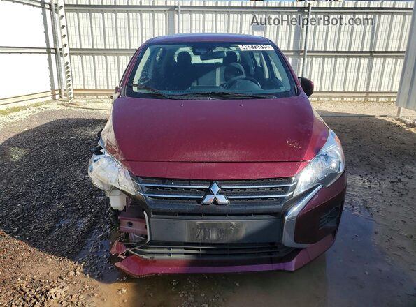 ML32AUHJ3RH010503 2024 MITSUBISHI MIRAGE Темно-бордовый Вид спереди
