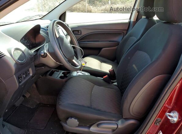 ML32AUHJ3RH010503 2024 MITSUBISHI MIRAGE Темно-бордовый Вид салона спереди