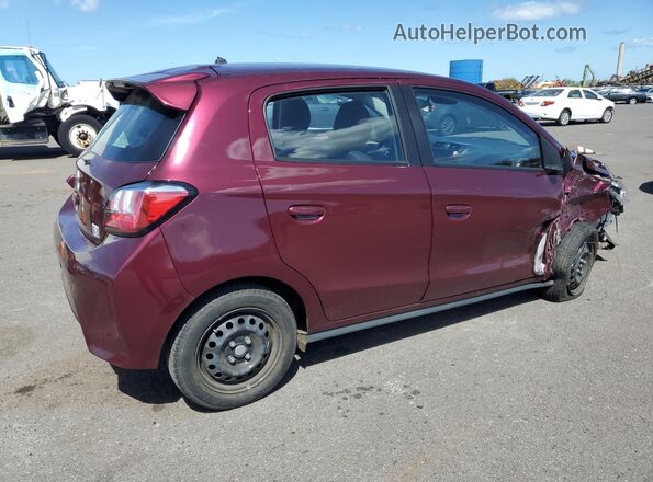 ML32AUHJ3RH010503 2024 MITSUBISHI MIRAGE Темно-бордовый 