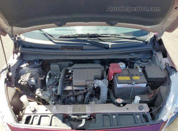 ML32AUHJ3RH010503 2024 MITSUBISHI MIRAGE Темно-бордовый Вид задней части салона