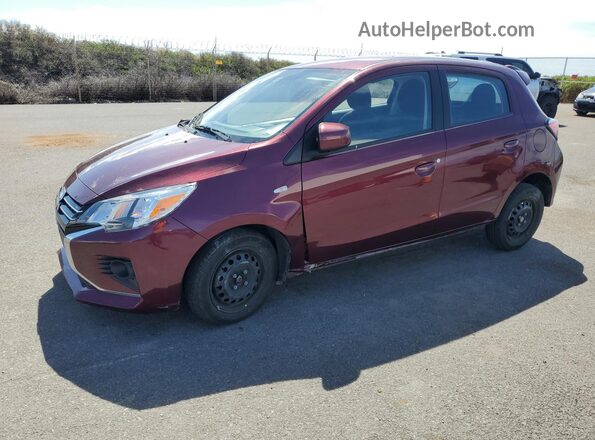 ML32AUHJ3RH010503 2024 MITSUBISHI MIRAGE Темно-бордовый 