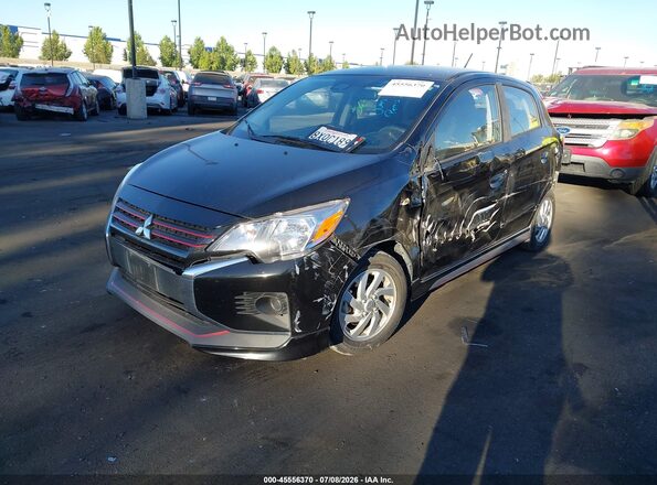 ML32AUHJ4MH004413 2021 MITSUBISHI MIRAGE Черный Передняя левая четверть