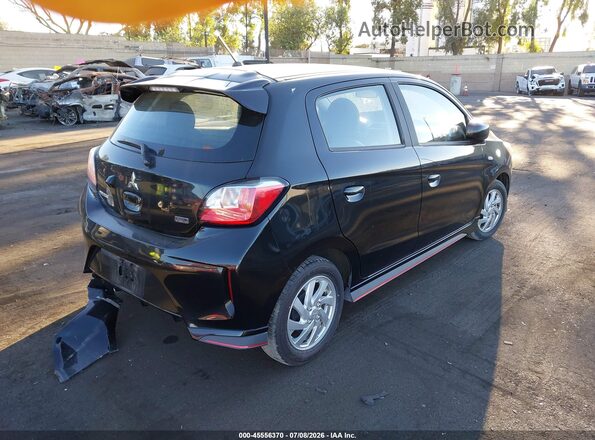 ML32AUHJ4MH004413 2021 MITSUBISHI MIRAGE Черный Задняя правая четверть