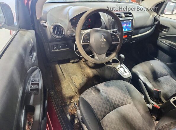 ML32AUHJ4MH008414 2021 MITSUBISHI MIRAGE Red წინა პანელის ხედი