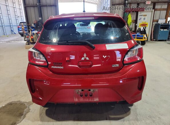 ML32AUHJ4MH008414 2021 MITSUBISHI MIRAGE Red უკანა ხედი