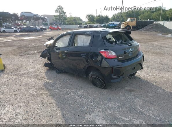 ML32AUHJ4MH008557 2021 MITSUBISHI MIRAGE Black Tył lewy