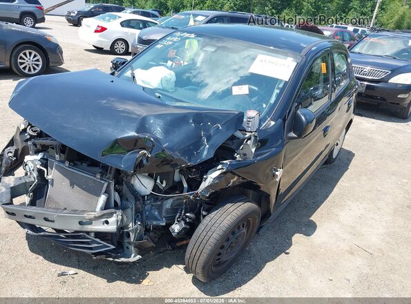 ML32AUHJ4MH012334 2021 MITSUBISHI MIRAGE Black Передня ліва чверть
