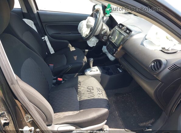 ML32AUHJ4MH012334 2021 MITSUBISHI MIRAGE Black Вид салону спереду