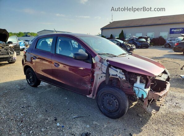 ML32AUHJ4NH003330 2022 MITSUBISHI MIRAGE Burgundy Przód prawy