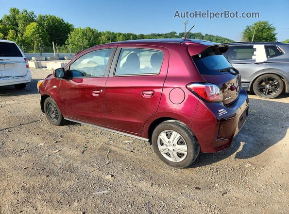 ML32AUHJ4NH003330 2022 MITSUBISHI MIRAGE Burgundy Tył lewy