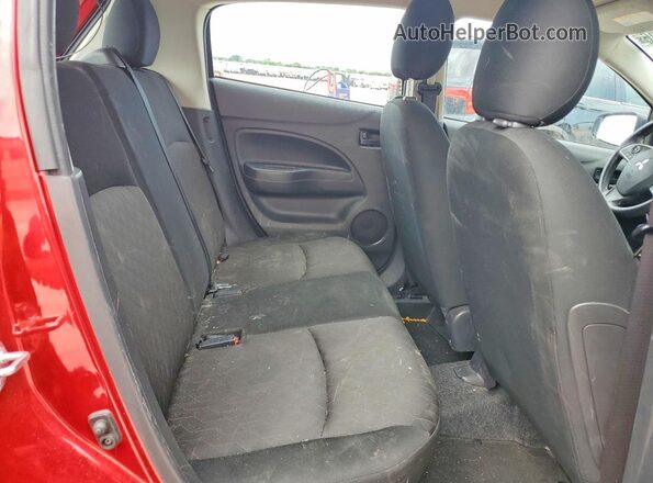 ML32AUHJ4NH009774 2022 MITSUBISHI MIRAGE Red Вид задніх сидінь