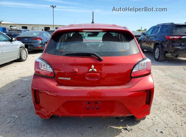ML32AUHJ4RH017685 2024 MITSUBISHI MIRAGE Red Widok z tyłu