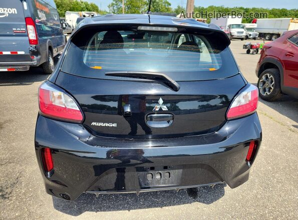 ML32AUHJ4RH019520 2024 MITSUBISHI MIRAGE Black Вид ззаду