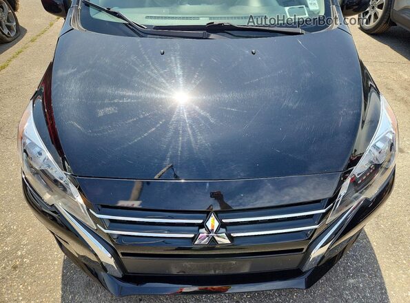 ML32AUHJ4RH019520 2024 MITSUBISHI MIRAGE Black Вид задньої частини салону