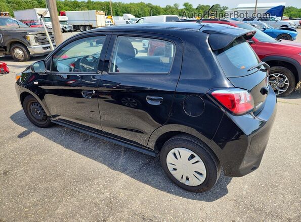 ML32AUHJ4RH019520 2024 MITSUBISHI MIRAGE Black Задня ліва чверть