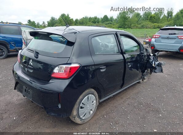 ML32AUHJ4RH019890 2024 MITSUBISHI MIRAGE Черный Задняя правая четверть