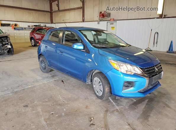 ML32AUHJ4RH021154 2024 MITSUBISHI MIRAGE Blue წინა მარჯვენა