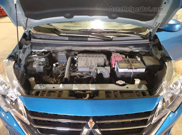 ML32AUHJ4RH021154 2024 MITSUBISHI MIRAGE Blue ძრავის განყოფილების ხედი