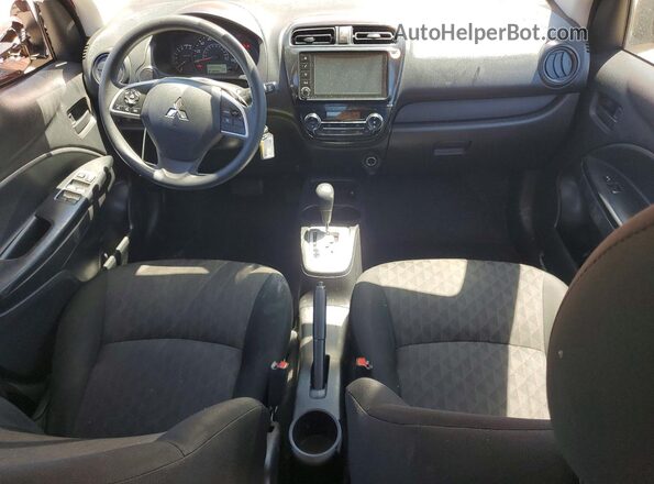 ML32AUHJ4RH026905 2024 MITSUBISHI MIRAGE Red Widok deski rozdzielczej