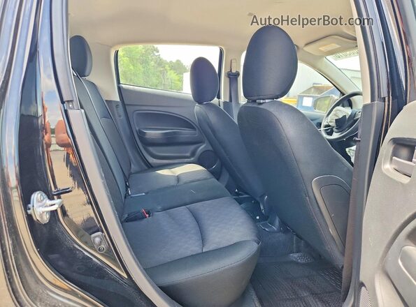 ML32AUHJ4RH031666 2024 MITSUBISHI MIRAGE Black Vista de los asientos traseros