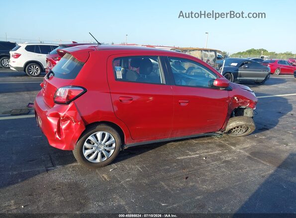 ML32AUHJ5MH003111 2021 MITSUBISHI MIRAGE Red Rear right