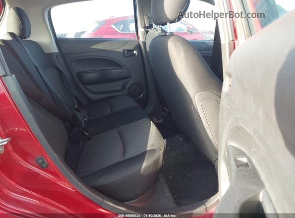 ML32AUHJ5MH003111 2021 MITSUBISHI MIRAGE Red VIN sticker view