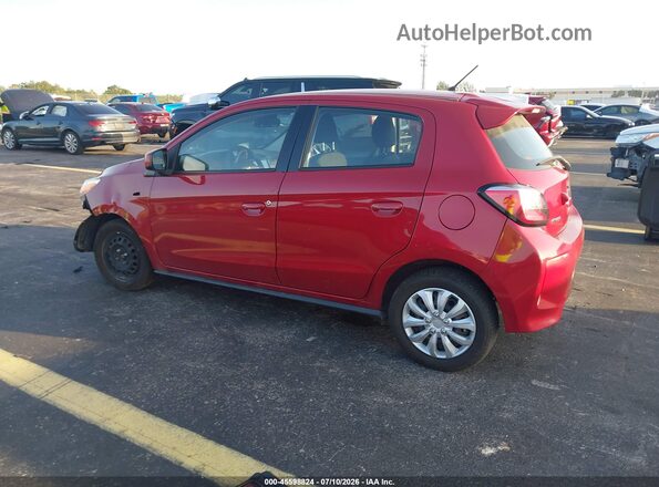 ML32AUHJ5MH003111 2021 MITSUBISHI MIRAGE Red Rear left