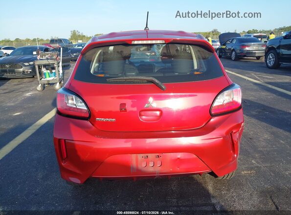 ML32AUHJ5MH003111 2021 MITSUBISHI MIRAGE Red 