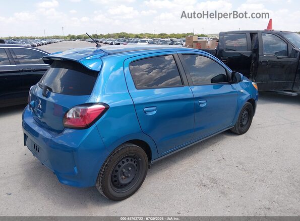 ML32AUHJ5MH005232 2021 MITSUBISHI MIRAGE Blue Rear right