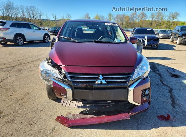 ML32AUHJ5RH008705 2024 MITSUBISHI MIRAGE Burgundy Vista frontal